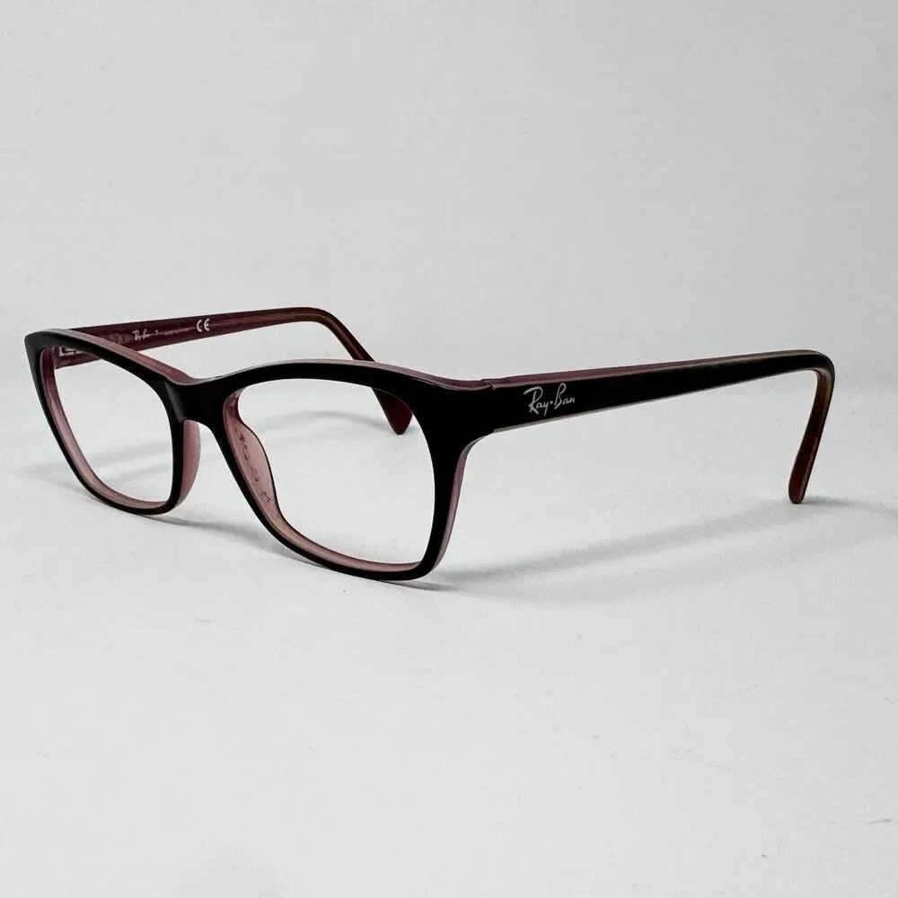 Ray-Ban RB5298 5386 Matte Brown Opal Pink Eyeglass Frames 53-17-135 Authentic